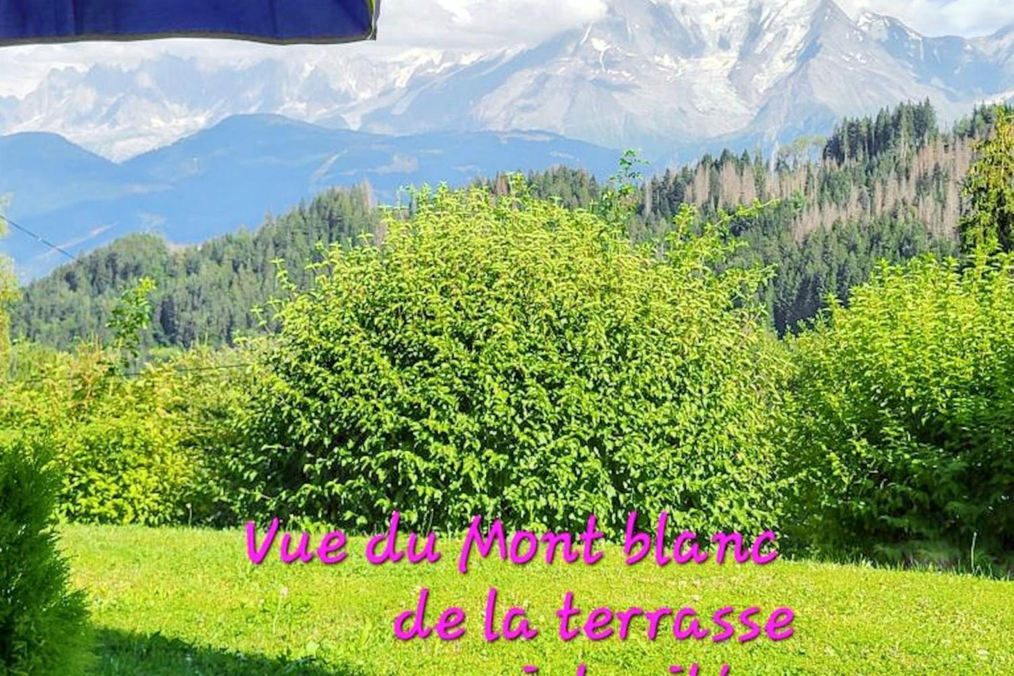 Studio Accueillant A Cordon Vue Mont Blanc 22 M² Parking Inclus Kültér fotó